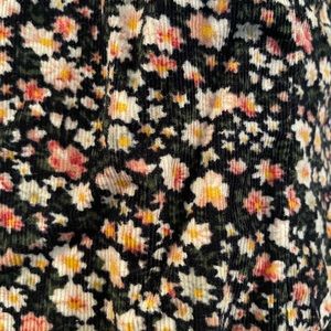 birds of paradis by trovota 100% cotton/corduroy button up shirt size medium